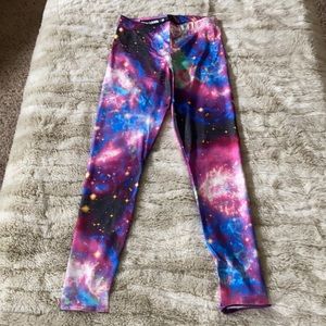 NWT Blackmilk Amethyst Galaxy Leggings Medium